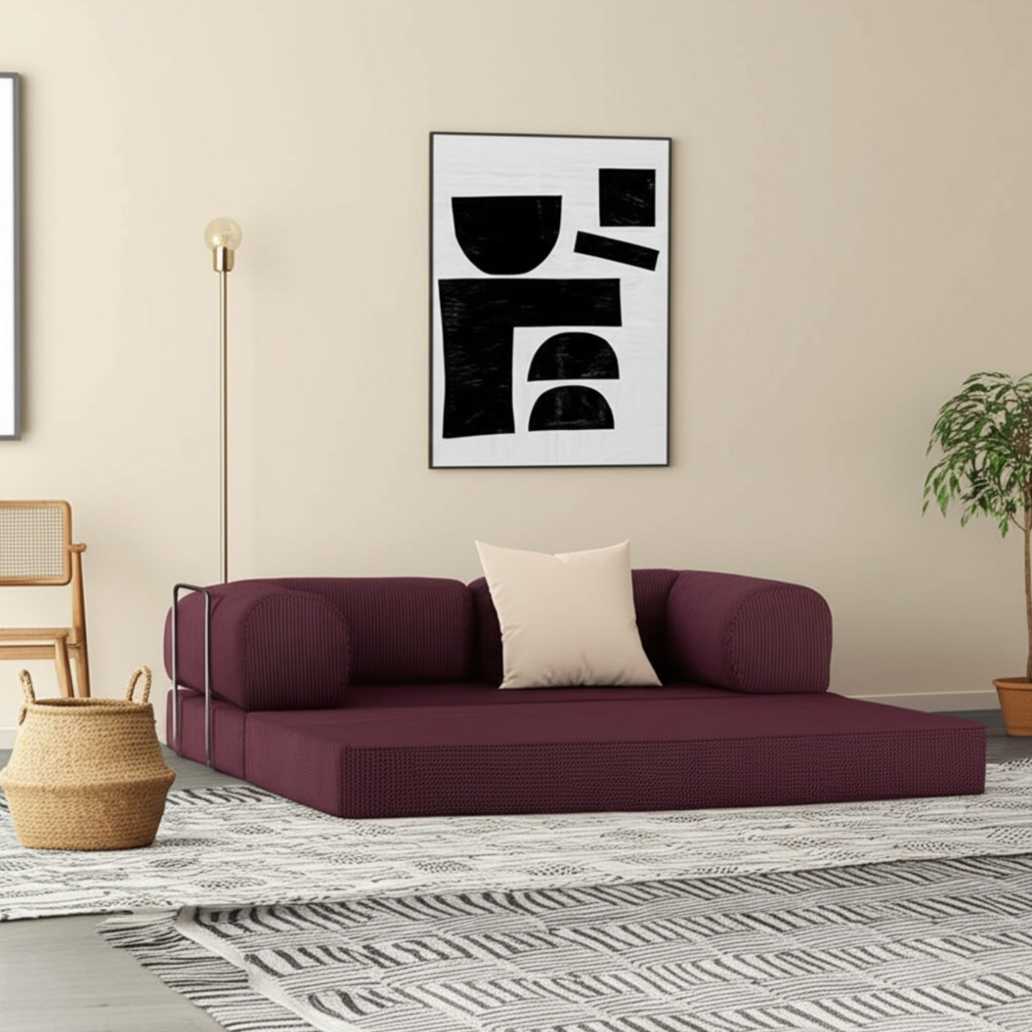 Olio Purple Modular Sofa