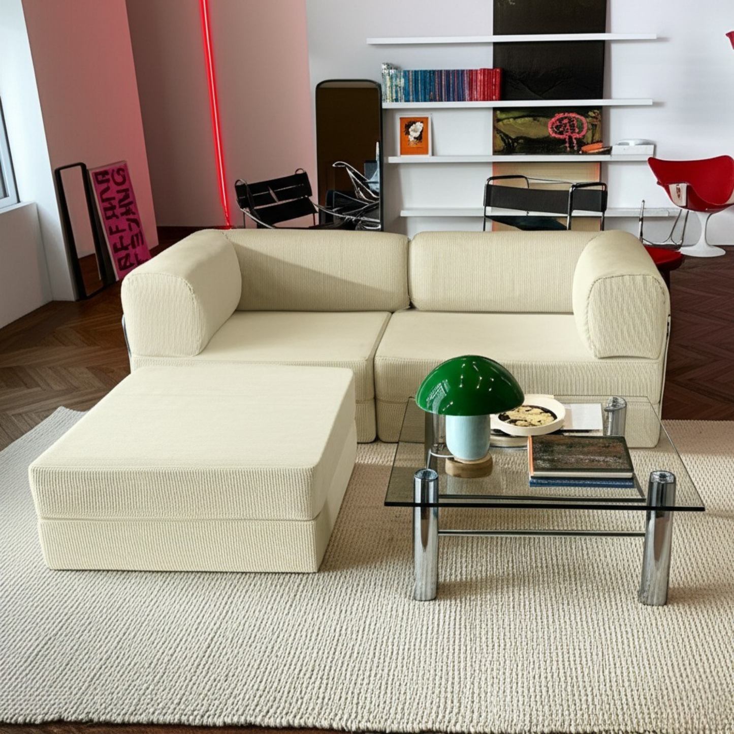 Olio Cream Modular Corner Sofa