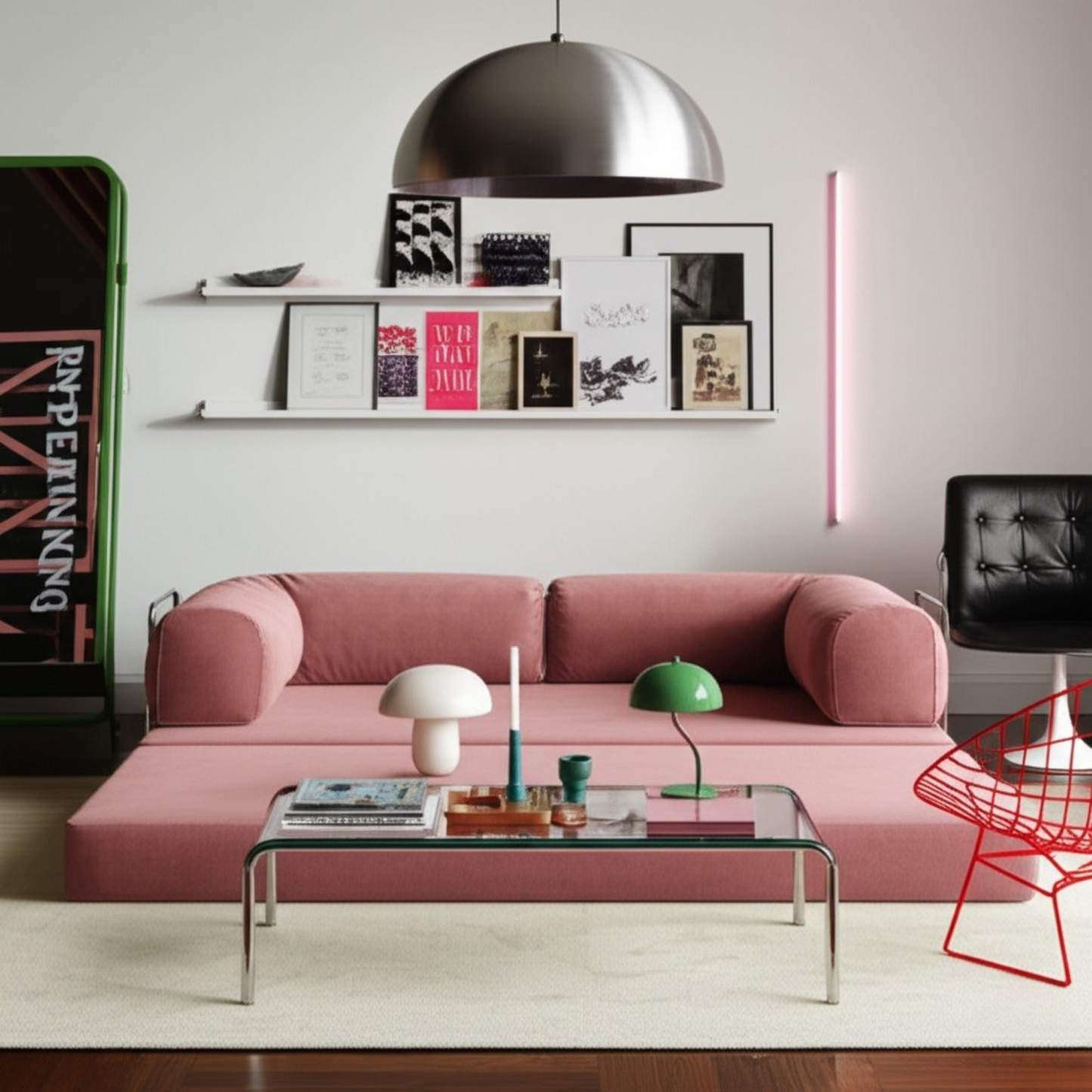 Olio Dusty Rose Modular Corner Sofa
