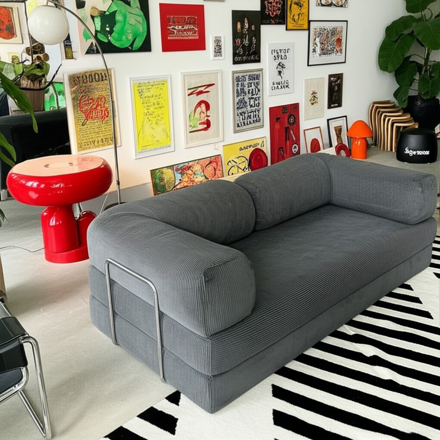 Olio Antrachite Modular Sofa