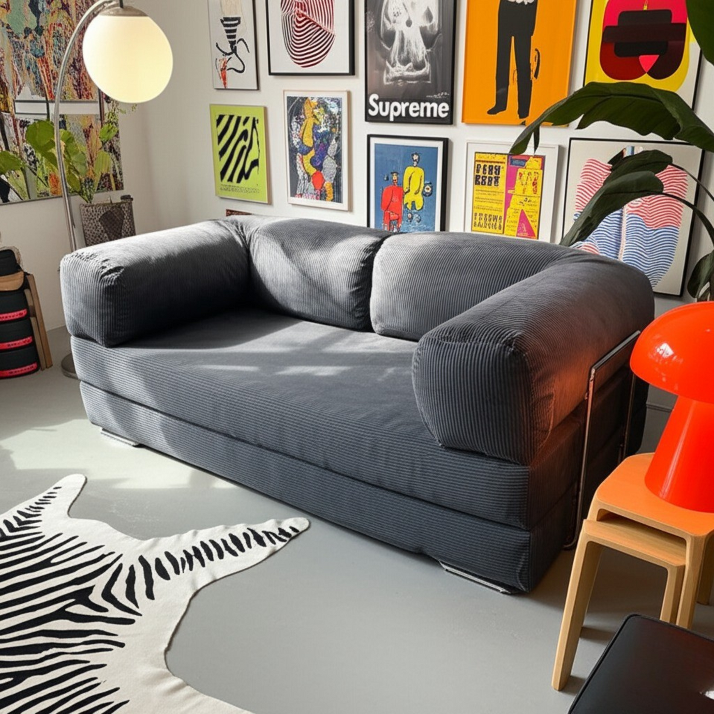 Olio Antrachite Modular Sofa