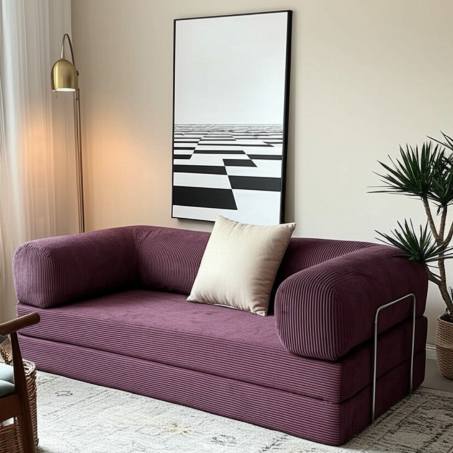 Olio Purple Modular Sofa
