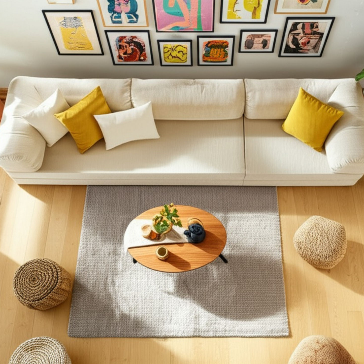Olio XL Cream Modular Sofa
