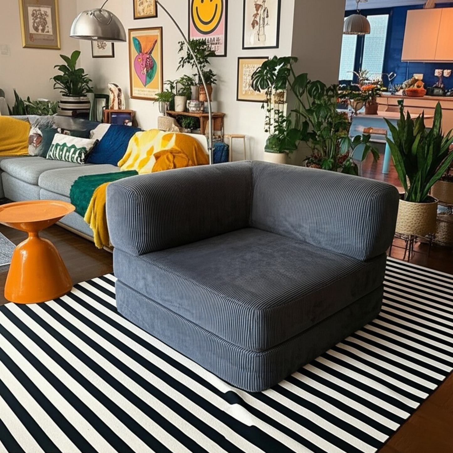 Flip One Antrachite Modular Armchair