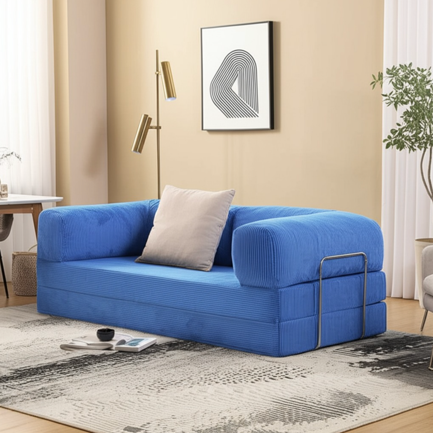 Olio Blue Modular Sofa