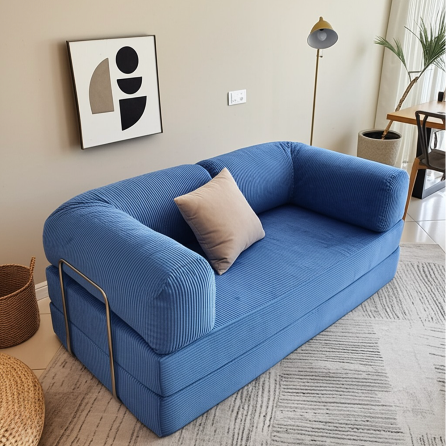 Olio Blue Modular Sofa