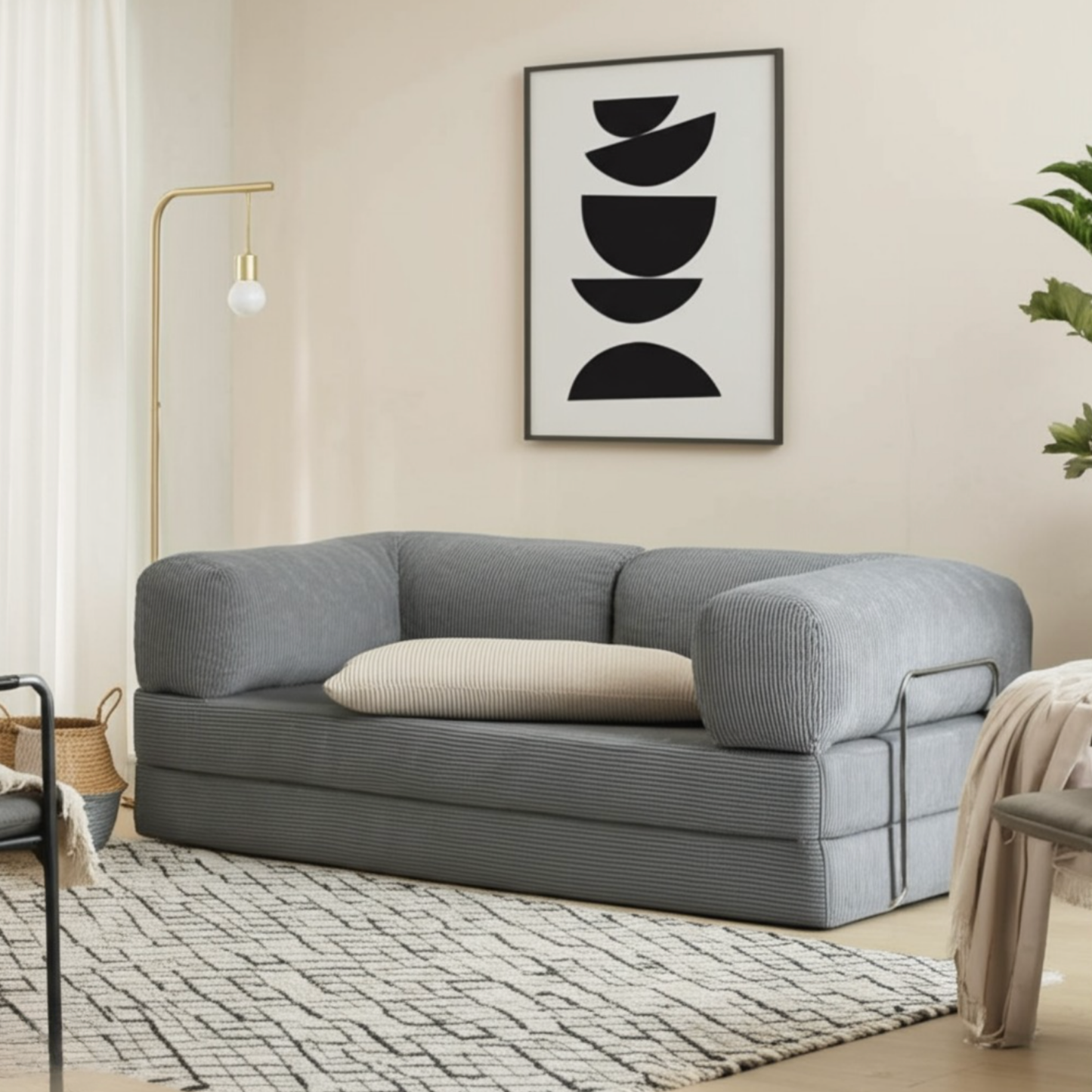 Olio Gray Modular Sofa