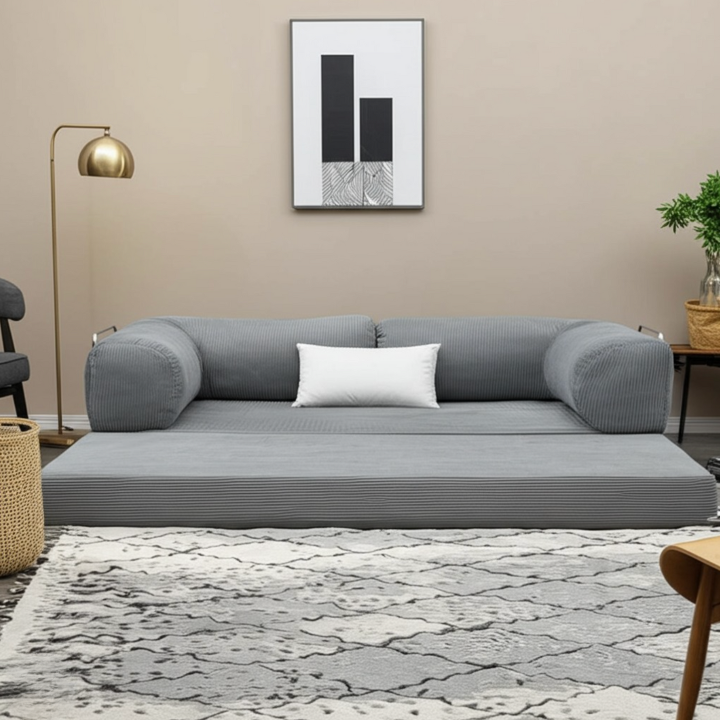 Olio Gray Modular Sofa