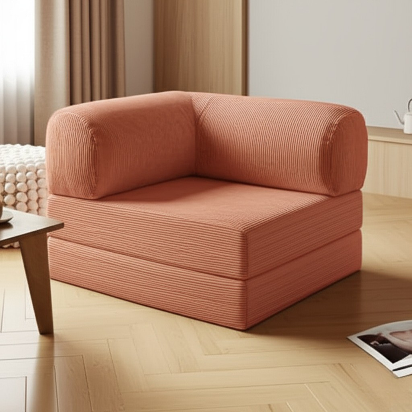 Flip One Salmon Modular Armchair Dorehom.