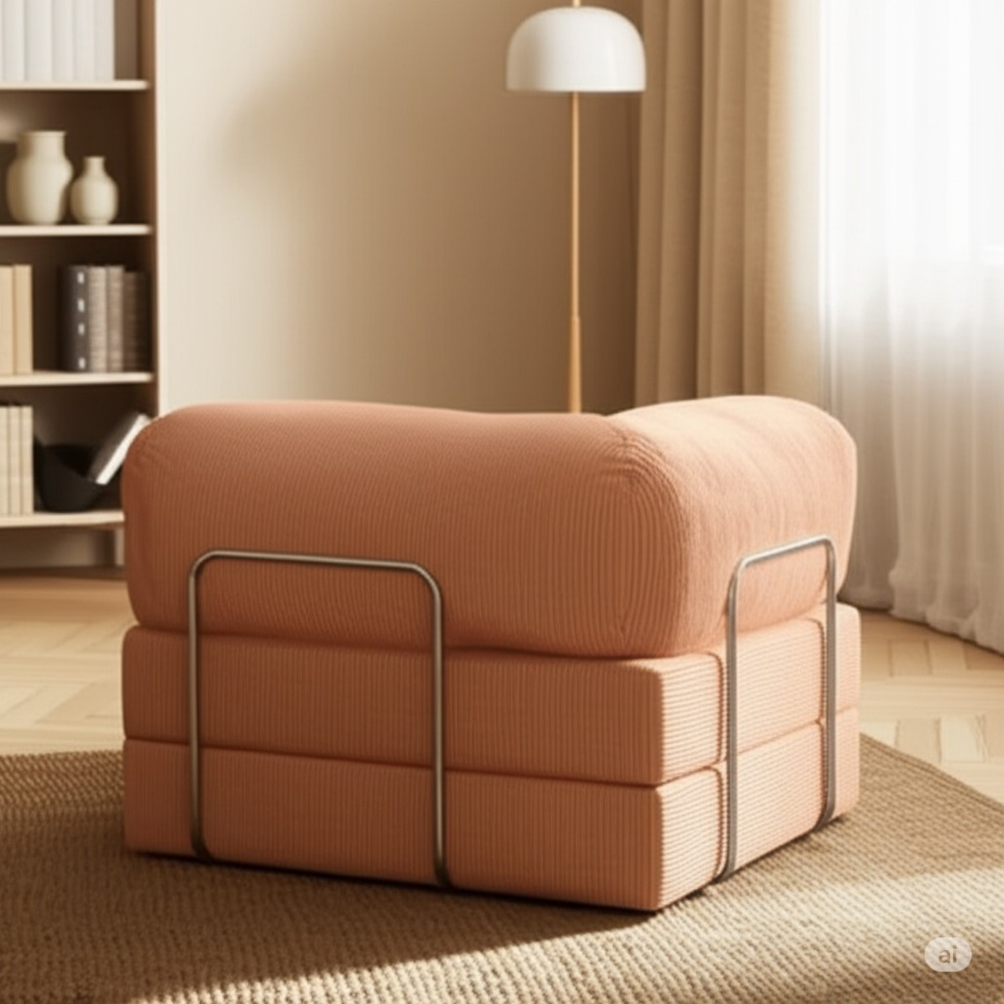 Flip One Salmon Modular Armchair Dorehom.