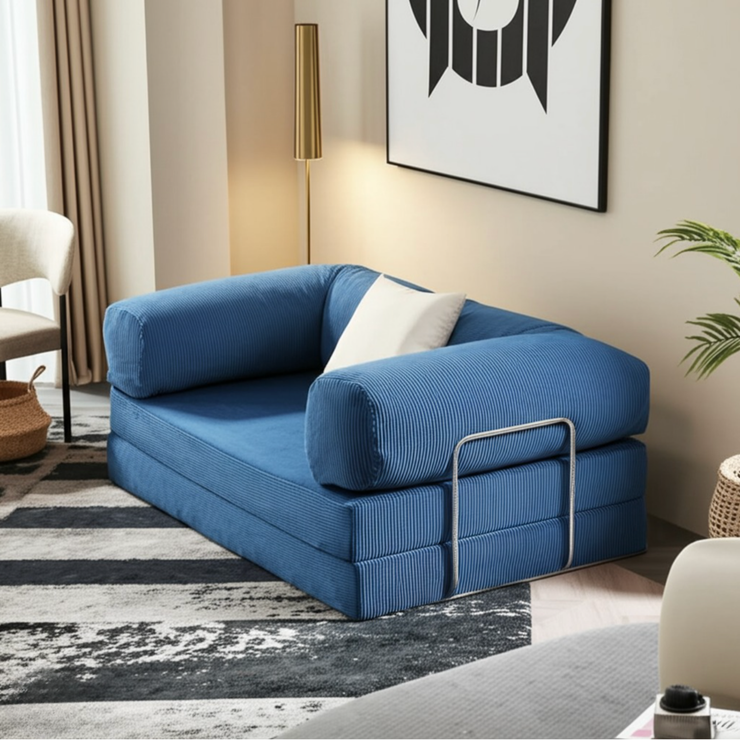 Olio Navy Blue Modular Sofa
