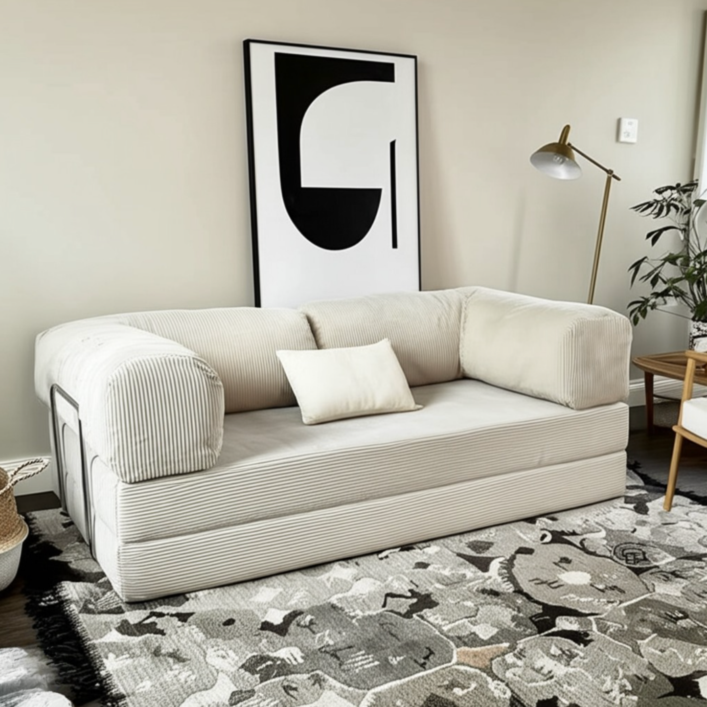 Olio Cream Modular Sofa