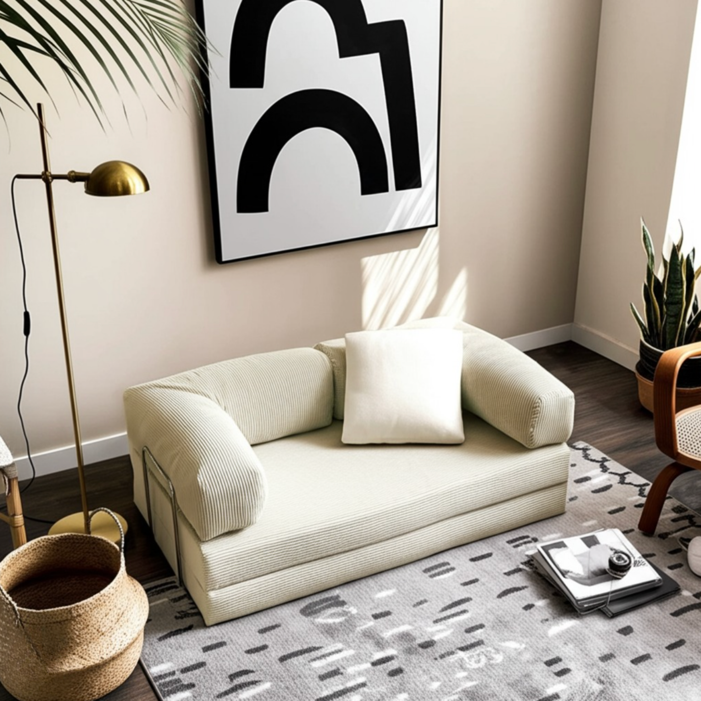 Olio Cream Modular Sofa