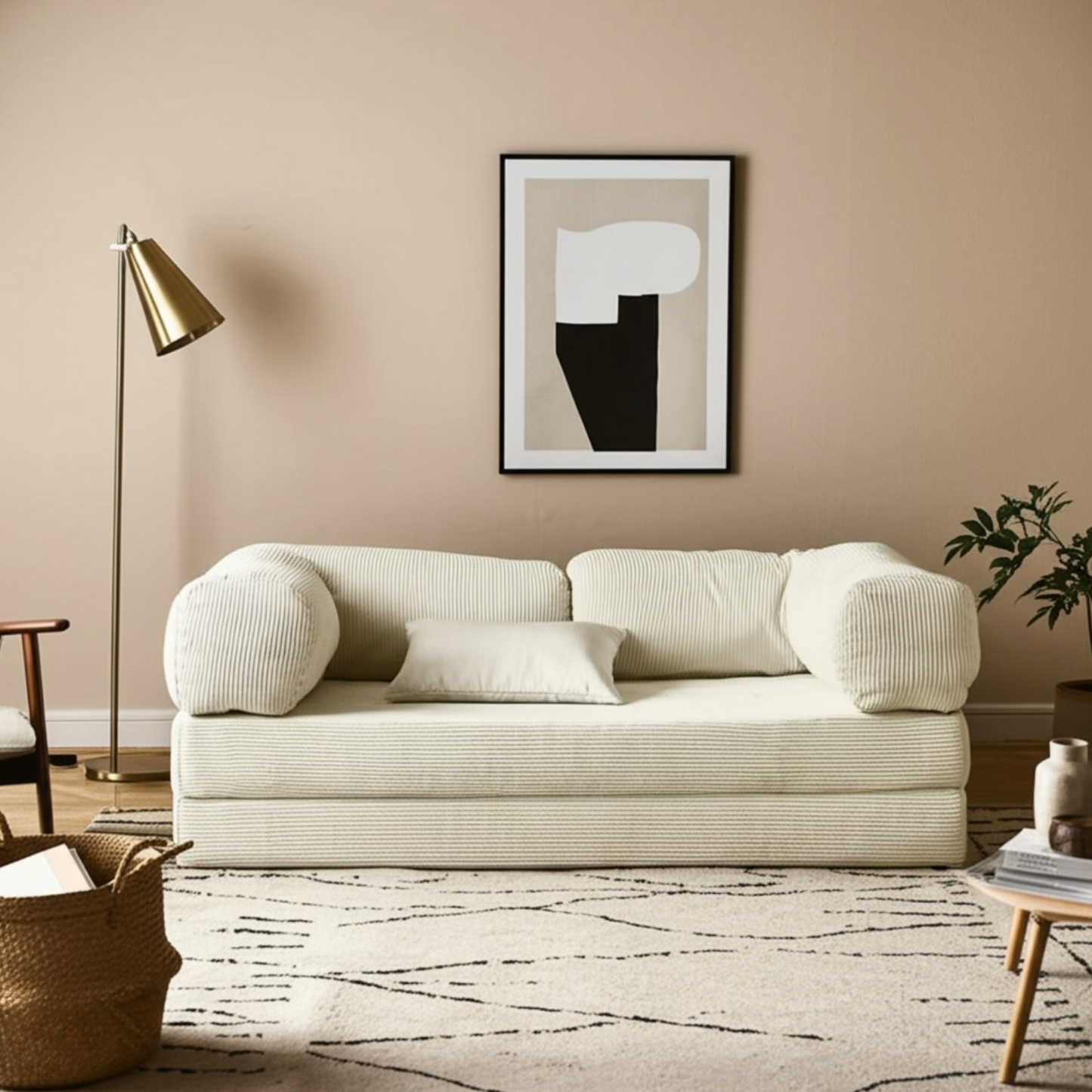 Olio Cream Modular Sofa