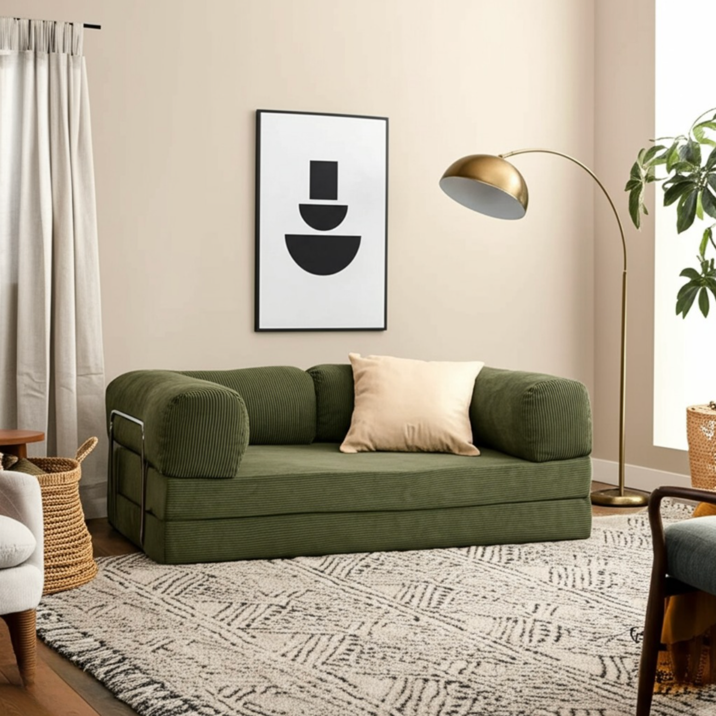 Olio Green Modular Sofa
