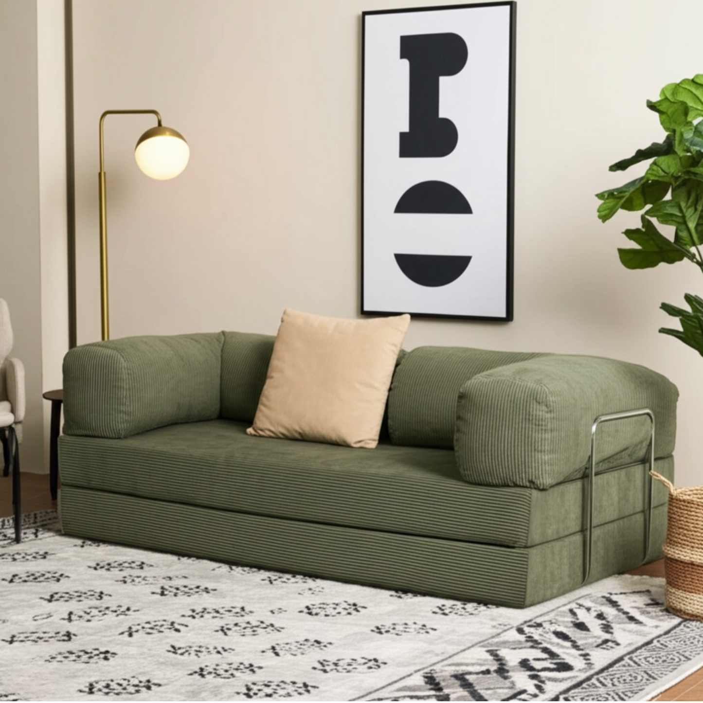 Olio Green Modular Sofa