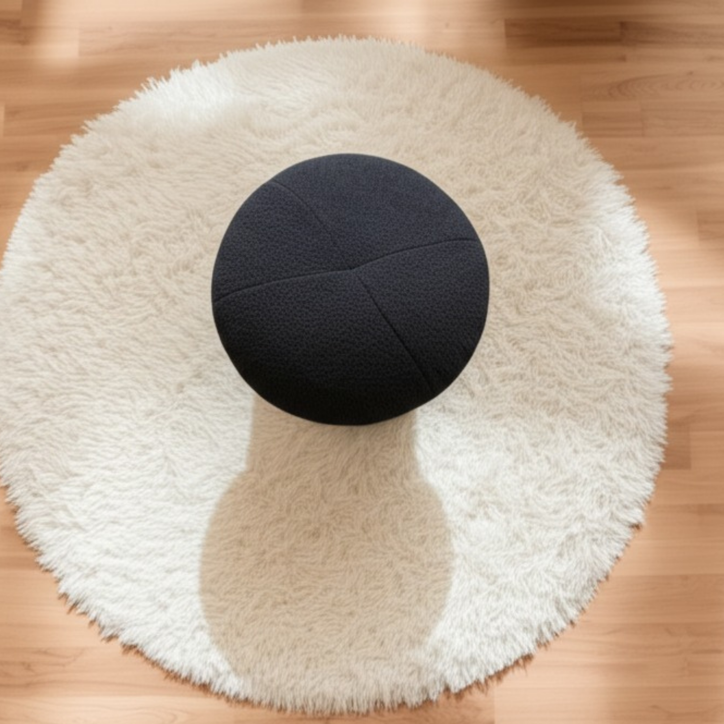 Black Dore Mushroom Pouf