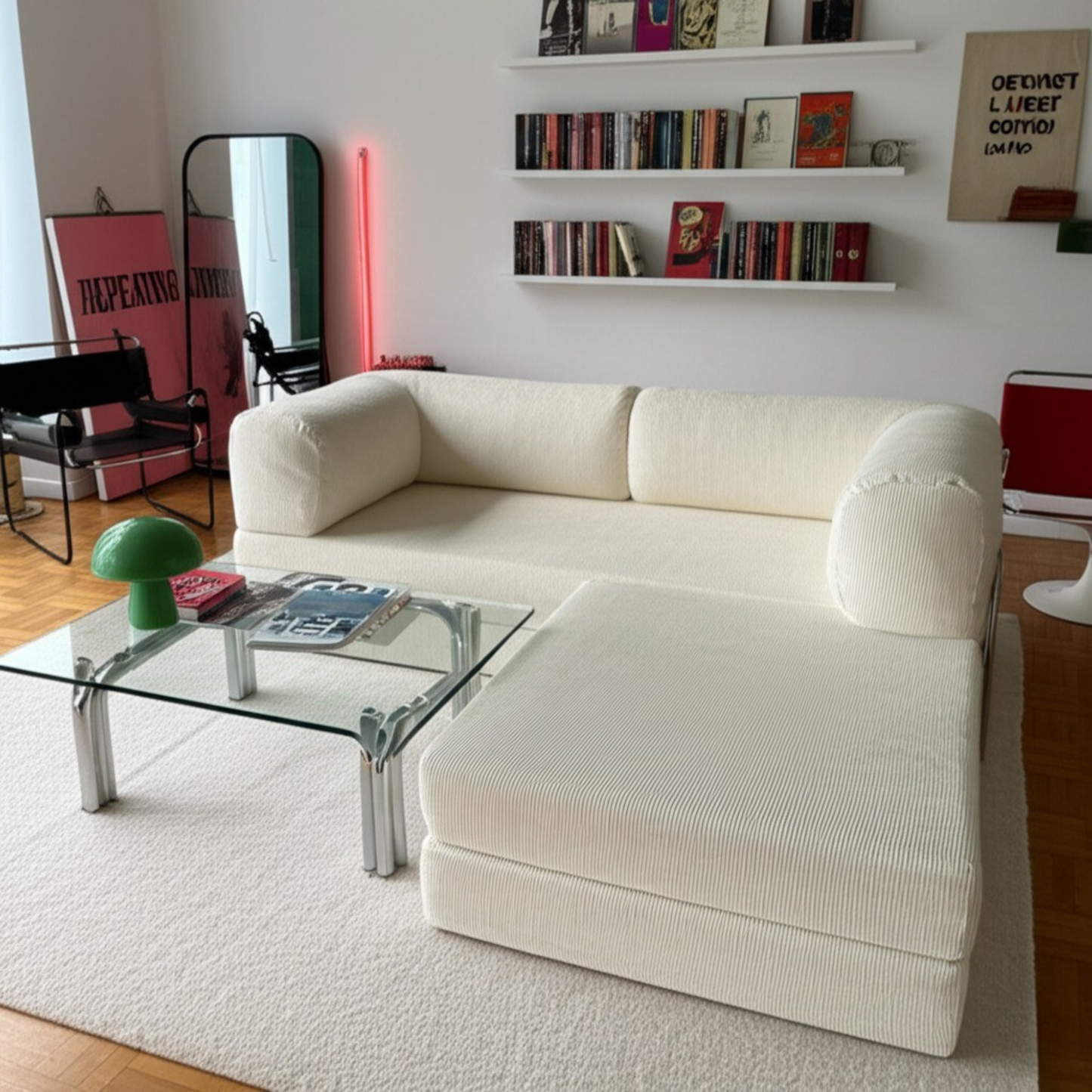 Olio Cream Modular Corner Sofa