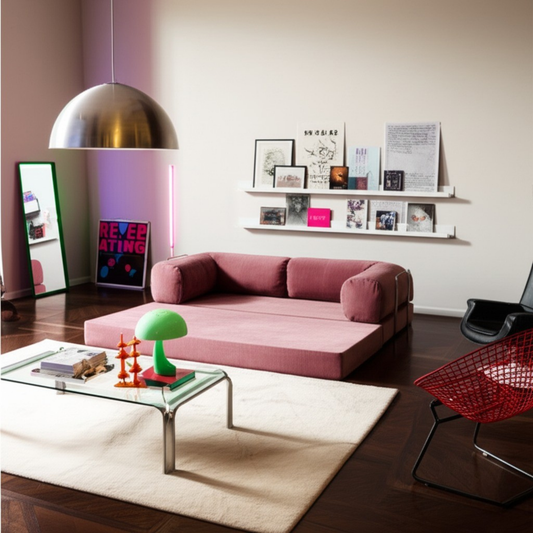 Olio Dusty Rose Modular Corner Sofa