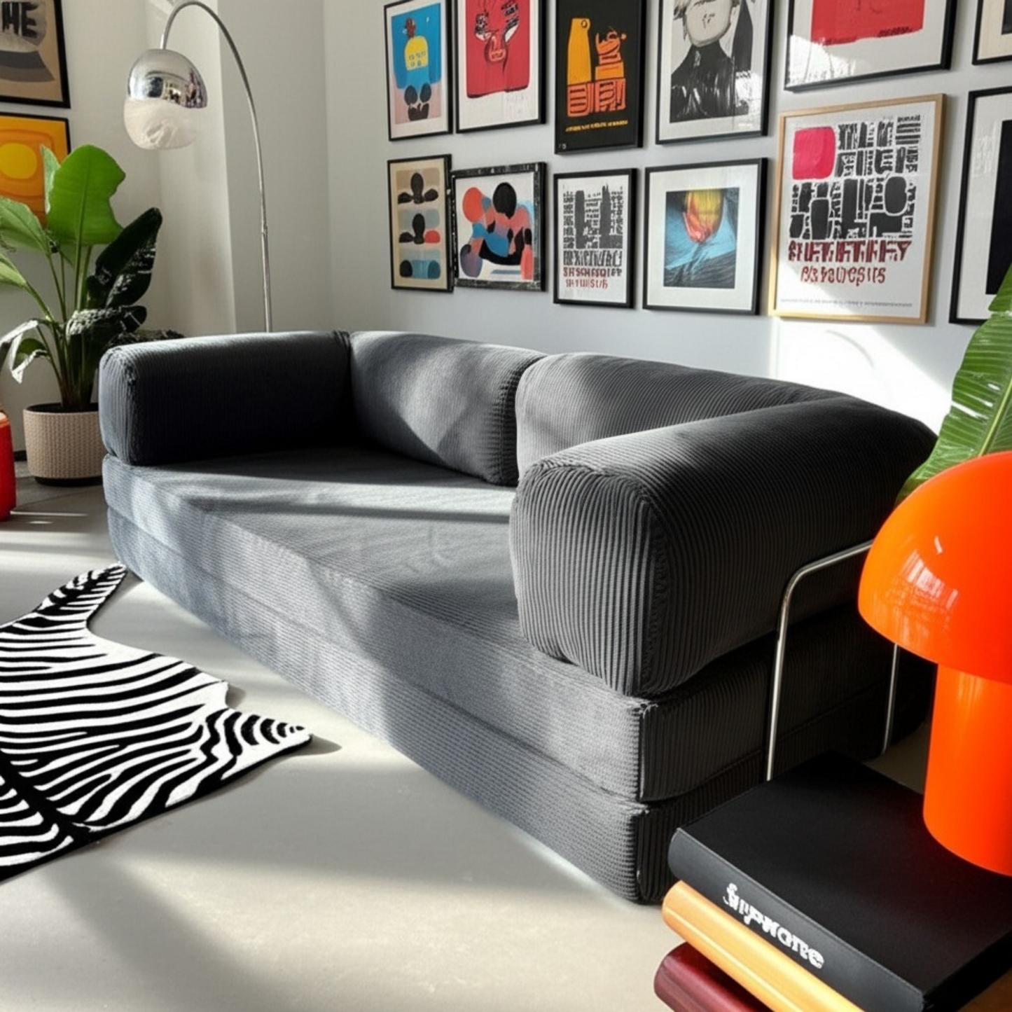 Olio Antrachite Modular Sofa