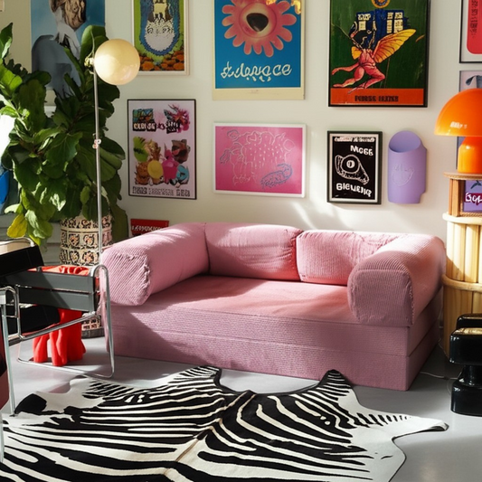 Olio Pink Modular Sofa