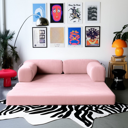 Olio Pink Modular Sofa