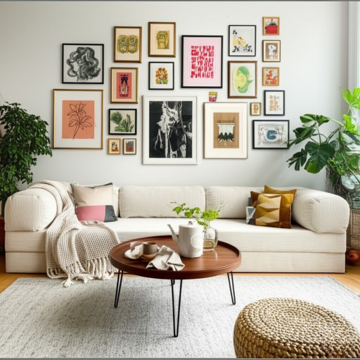 Olio XL Cream Modular Sofa
