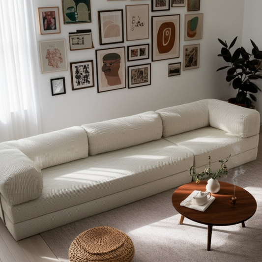 Olio XL Cream Modular Sofa