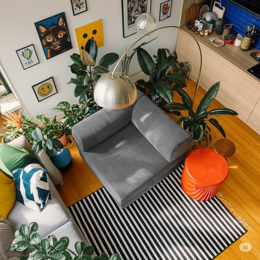 Flip One Antrachite Modular Armchair