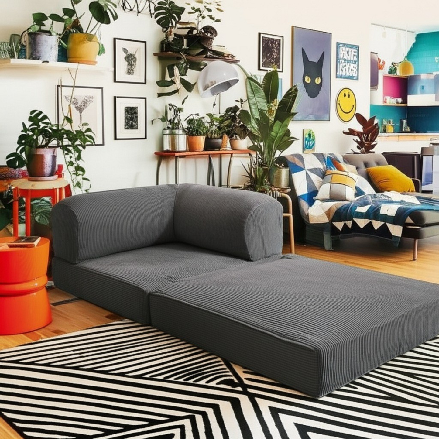 Flip One Antrachite Modular Armchair