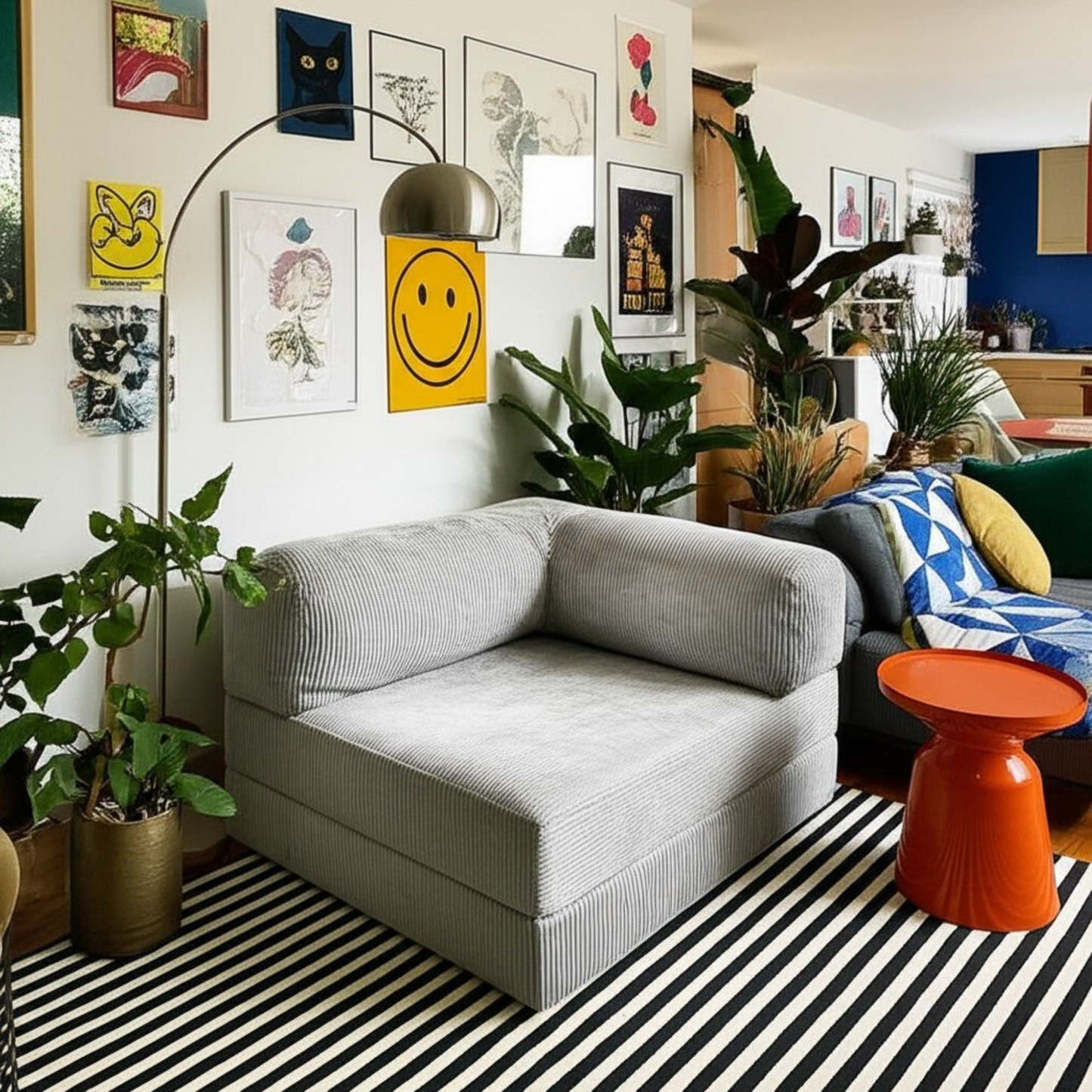 Flip One Grey Modular Armchair