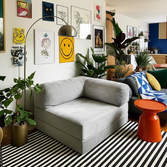Flip One Grey Modular Armchair