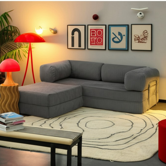 Olio Gray Modular Corner Sofa