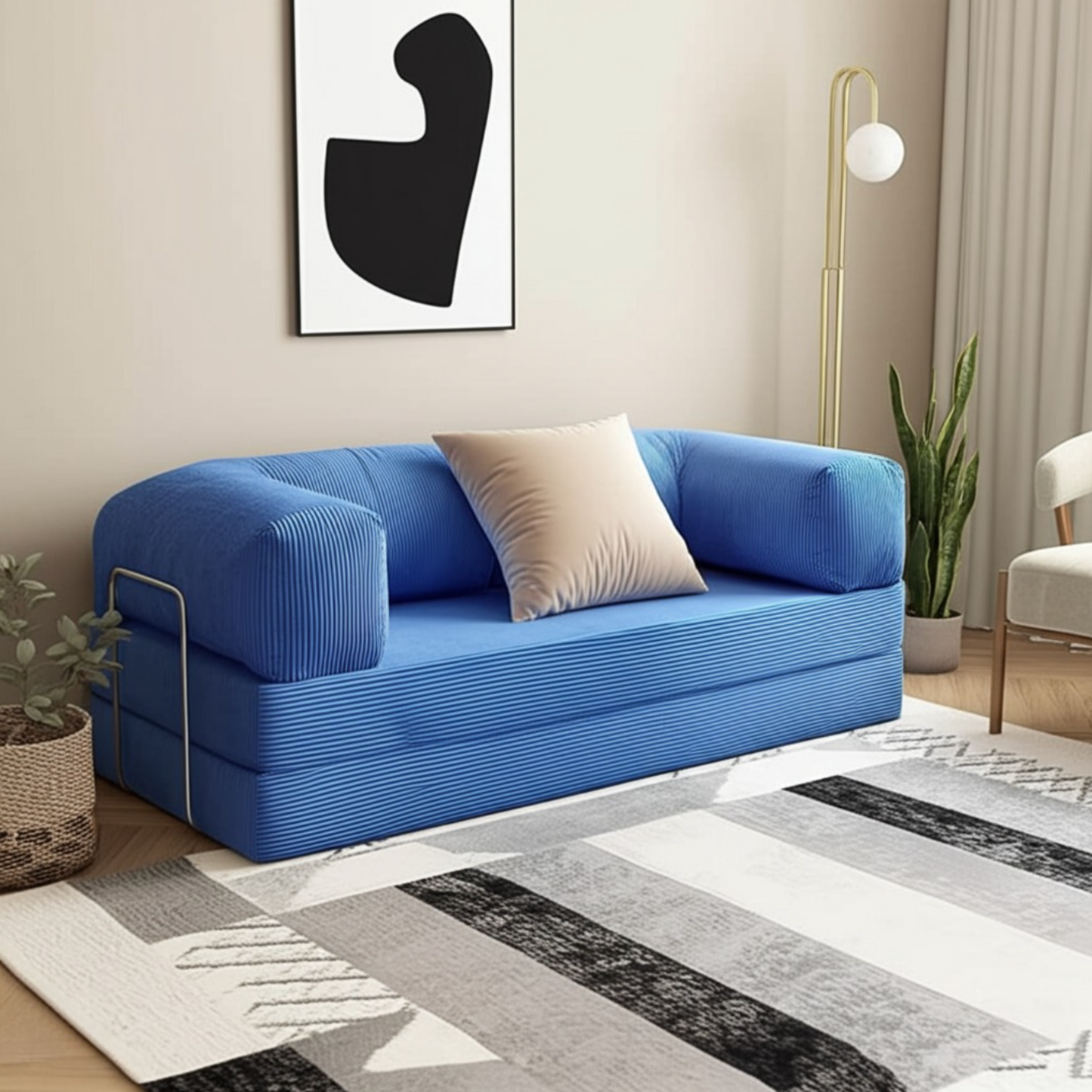 Olio Blue Modular Sofa