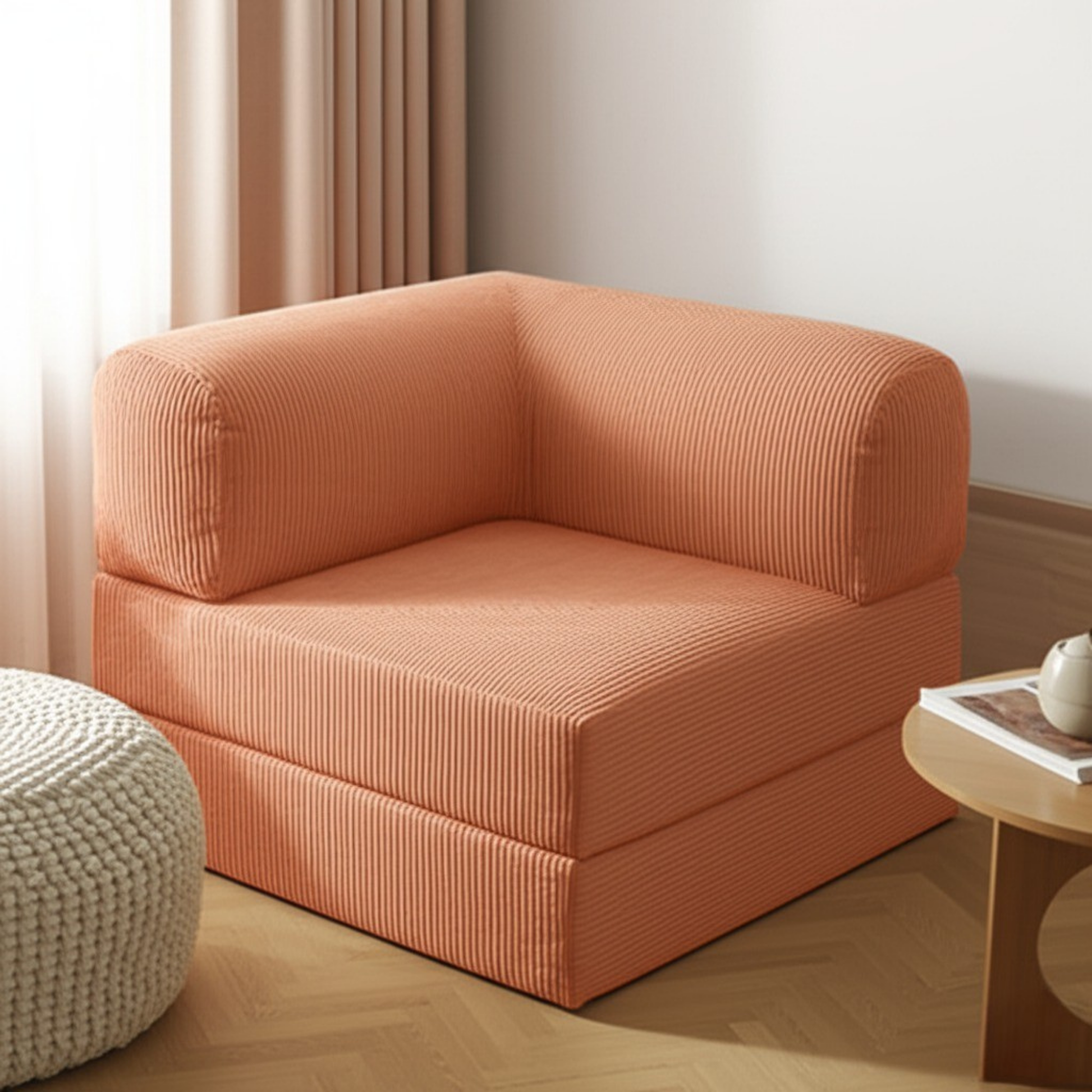 Flip One Salmon Modular Armchair Dorehom.