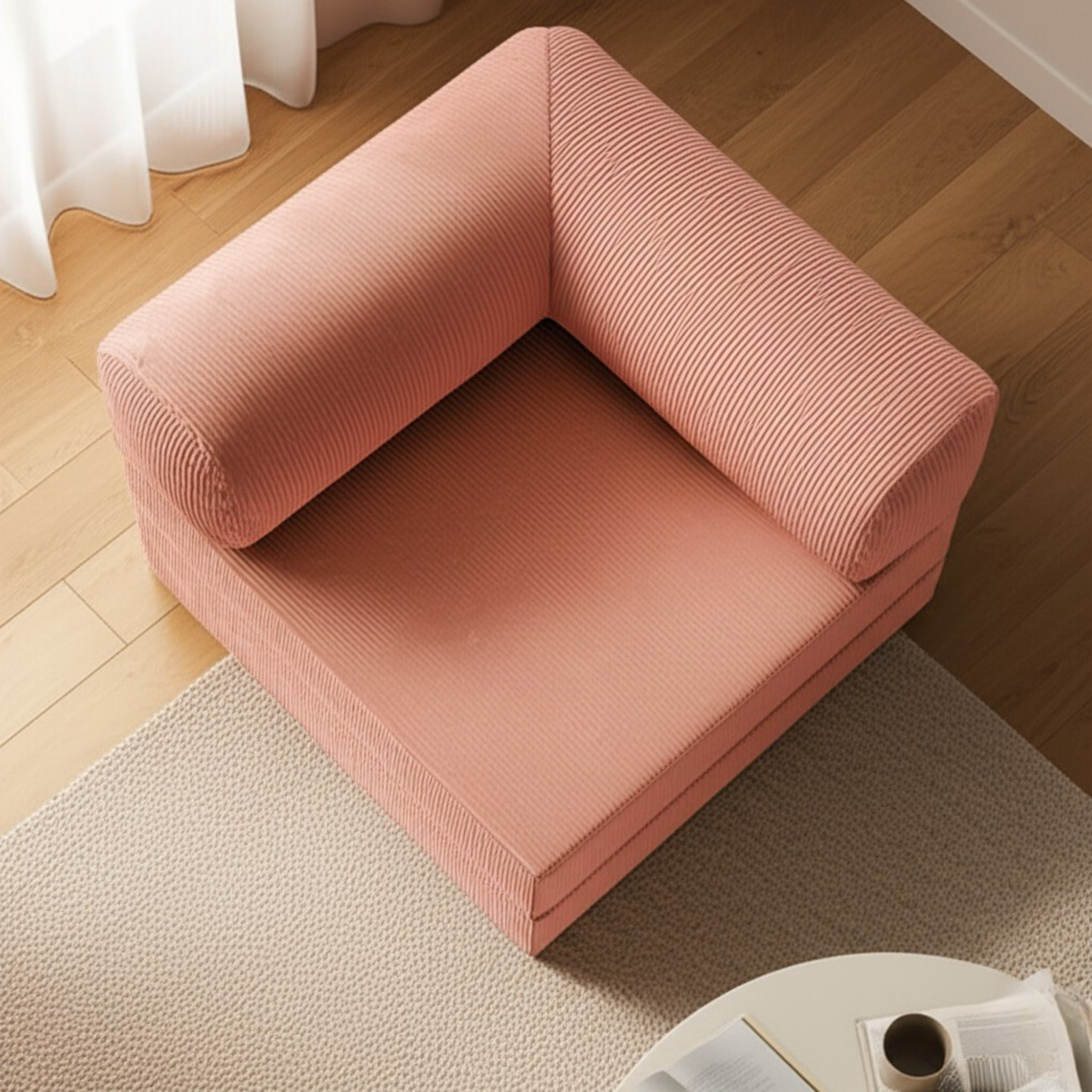 Flip One Salmon Modular Armchair Dorehom.