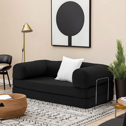 Olio Black Modular Sofa