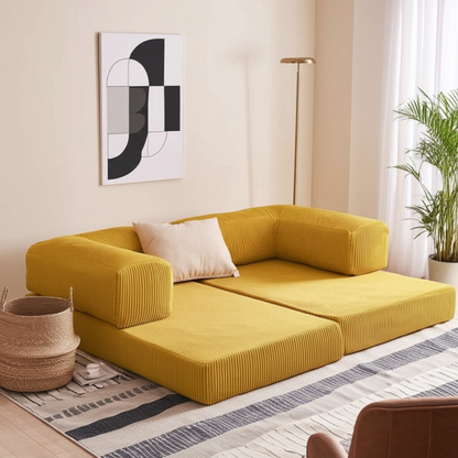 Olio Yellow Modular Sofa