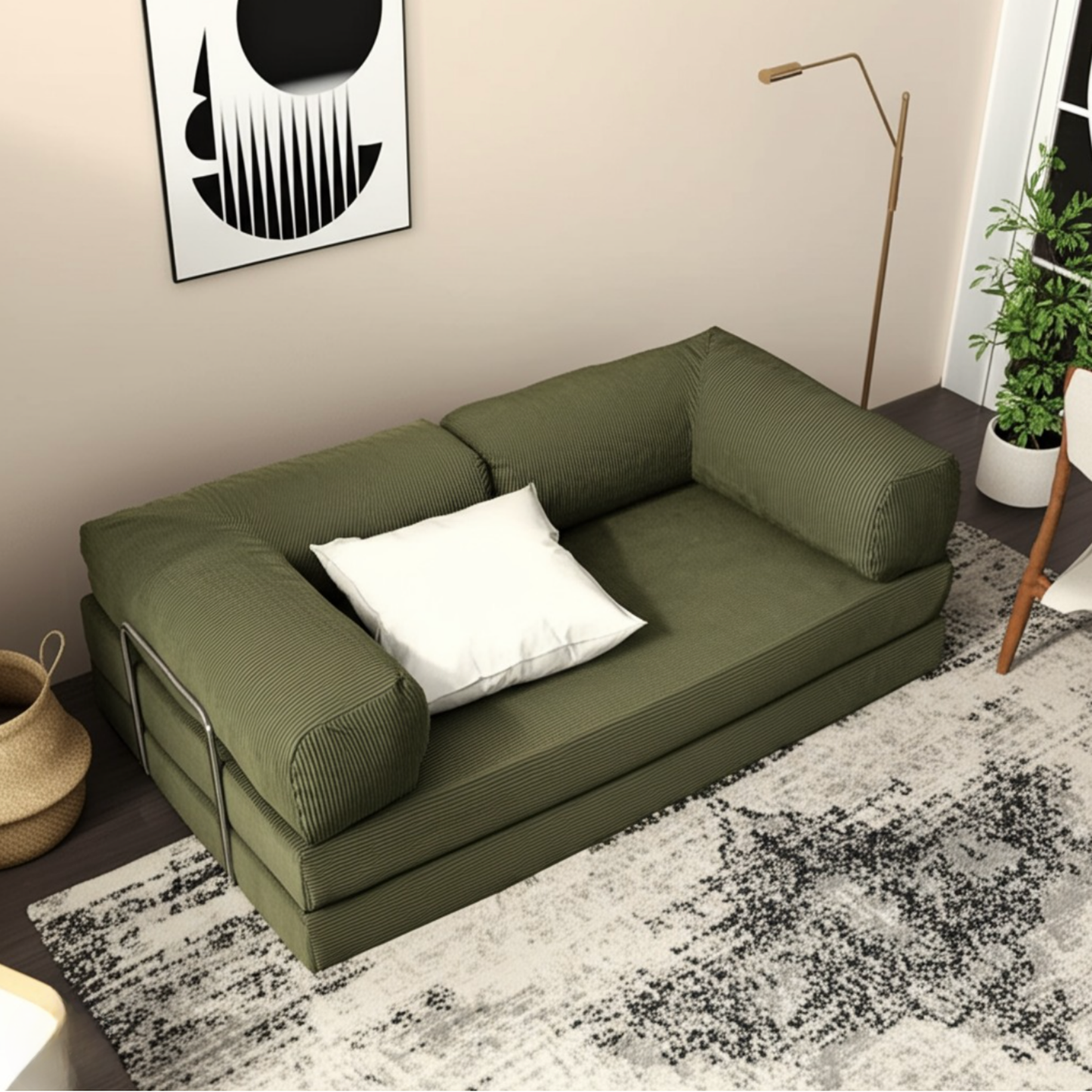Olio Green Modular Sofa