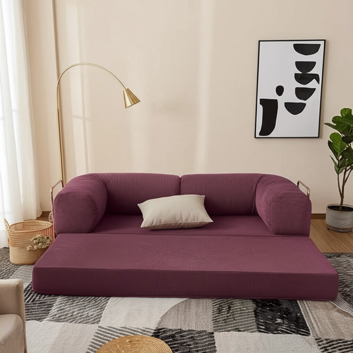 Olio Purple Modular Sofa