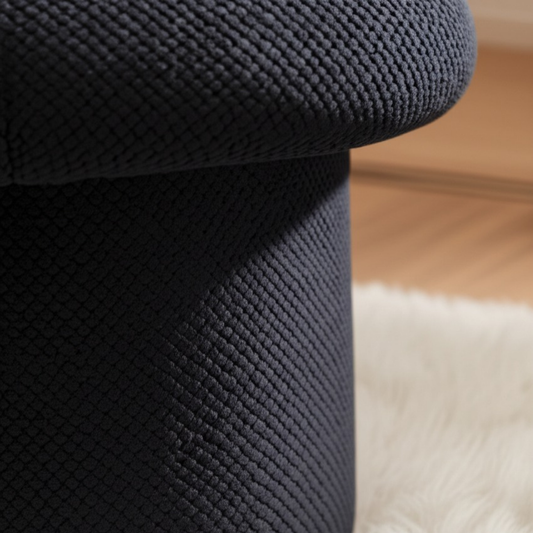 Black Dore Mushroom Pouf