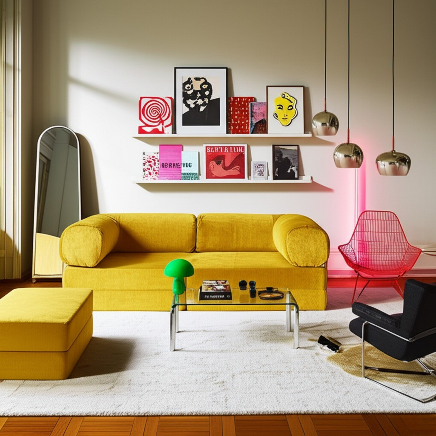Olio Yellow Modular Corner Sofa