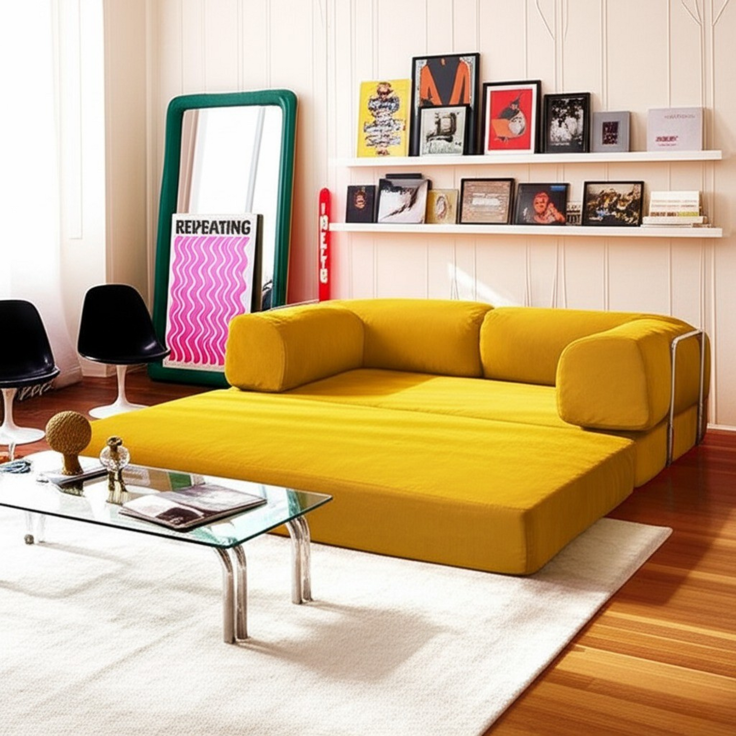Olio Yellow Modular Corner Sofa