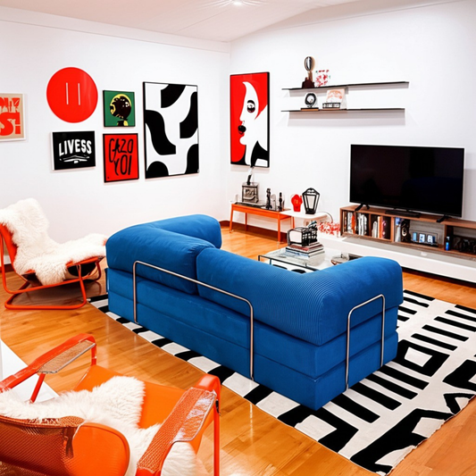Olio Blue Modular Sofa